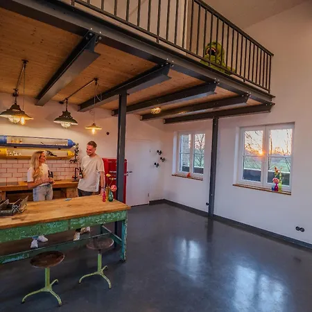 E-Loft Im Historischen Wasserwerk Tecklenburg 135Qm Ein Besonderdes Erlebnis Im Hochspannungsraum