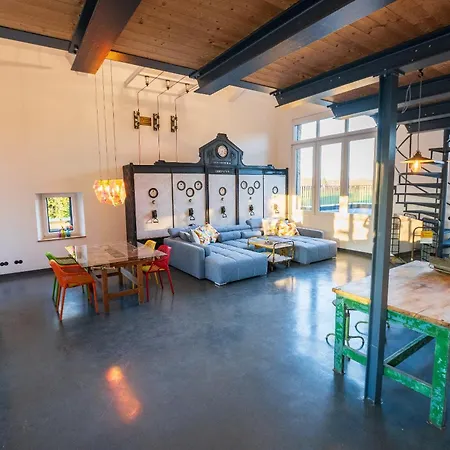 Appartement E-Loft Im Historischen Wasserwerk Tecklenburg 135Qm Ein Besonderdes Erlebnis Im Hochspannungsraum